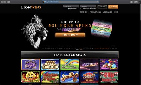Lion wins casino codigo promocional